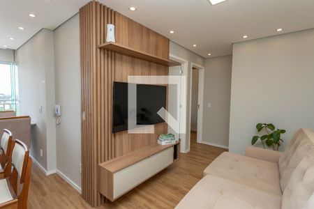 Sala  de apartamento à venda com 2 quartos, 45m² em Centro, Diadema