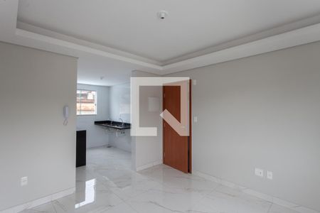 Sala de apartamento à venda com 3 quartos, 60m² em Letícia, Belo Horizonte