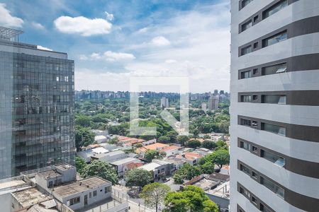 Studio - Varanda de kitnet/studio para alugar com 1 quarto, 31m² em Pinheiros, São Paulo