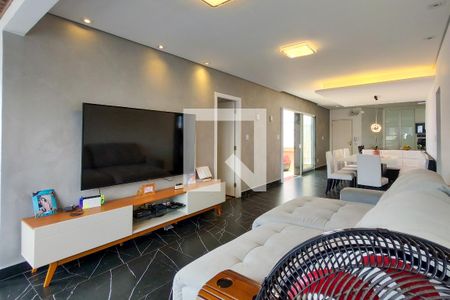 Sala de apartamento para alugar com 4 quartos, 252m² em Guilhermina, Praia Grande