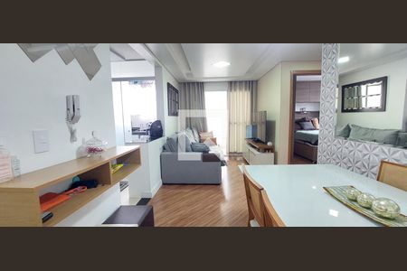 Sala de apartamento à venda com 2 quartos, 53m² em Utinga, Santo André