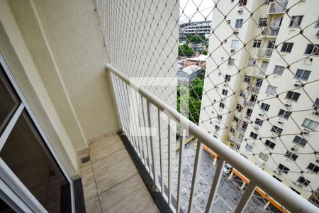 Varanda da Sala de apartamento à venda com 2 quartos, 50m² em Todos Os Santos, Rio de Janeiro