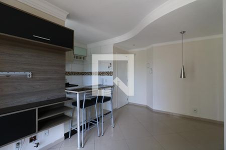 Sala de apartamento à venda com 2 quartos, 50m² em Vila Alzira, Santo André