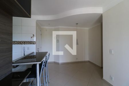 Sala de apartamento à venda com 2 quartos, 50m² em Vila Alzira, Santo André