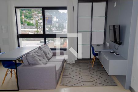 Sala / Quarto / Cozinha de kitnet/studio para alugar com 1 quarto, 40m² em Saco dos Limões, Florianópolis