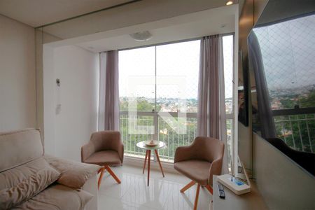 Extensão sala de apartamento à venda com 3 quartos, 63m² em Cinquentenario, Belo Horizonte