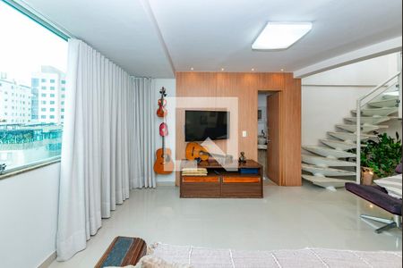 Sala 1 de apartamento à venda com 3 quartos, 260m² em Buritis, Belo Horizonte