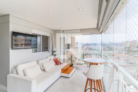 Varanda Gourmet de apartamento à venda com 3 quartos, 85m² em Santo Amaro, São Paulo