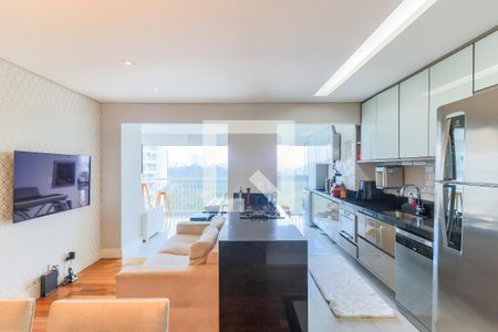 Sala de apartamento à venda com 3 quartos, 85m² em Santo Amaro, São Paulo