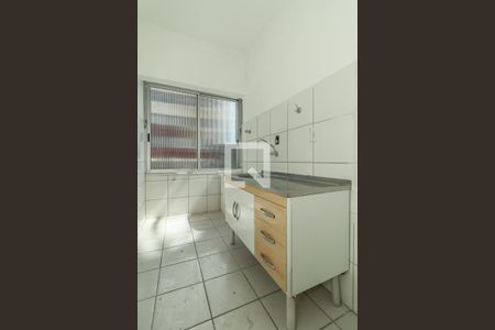 Cozinha e Área de Serviço de apartamento para alugar com 1 quarto, 45m² em Petrópolis, Porto Alegre