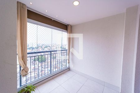 Varanda da Sala de apartamento para alugar com 2 quartos, 60m² em Vila Penteado, São Paulo