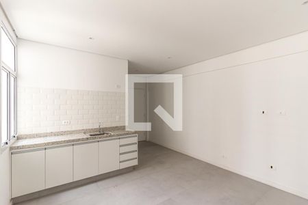 Sala e Cozinha de kitnet/studio para alugar com 1 quarto, 36m² em Campos Elíseos, São Paulo