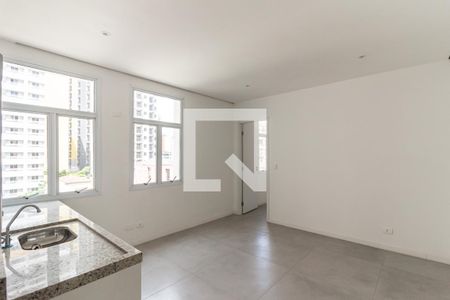 Sala e Cozinha de apartamento para alugar com 1 quarto, 36m² em Campos Elíseos, São Paulo