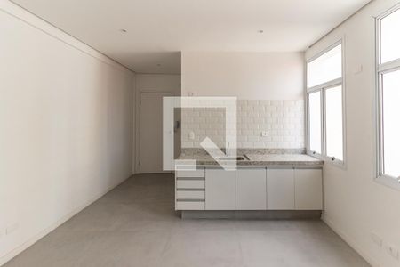 Sala e Cozinha de apartamento para alugar com 1 quarto, 36m² em Campos Elíseos, São Paulo