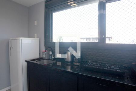 Detalhe Cozinha de kitnet/studio para alugar com 1 quarto, 30m² em Mont’serrat, Porto Alegre