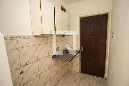 Cozinha e Área de Serviço de kitnet/studio à venda com 1 quarto, 25m² em Centro Histórico, Porto Alegre