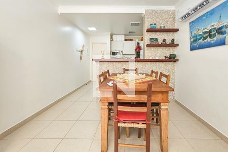 Sala de apartamento para alugar com 3 quartos, 70m² em Jardim Belmar, Guarujá