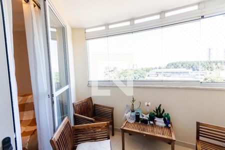 Varanda de apartamento à venda com 3 quartos, 80m² em Jardim Monte Libano, Santo André