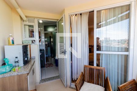 Varanda de apartamento à venda com 3 quartos, 80m² em Jardim Monte Libano, Santo André