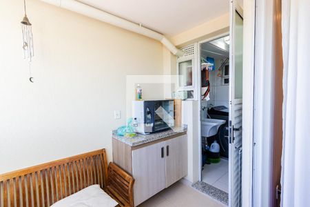 Varanda de apartamento à venda com 3 quartos, 80m² em Jardim Monte Libano, Santo André