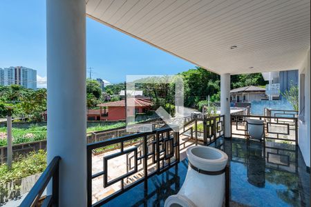 Varanda de casa para alugar com 5 quartos, 560m² em Morro Nova Cintra, Santos