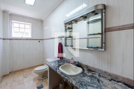 Lavabo de casa para alugar com 5 quartos, 560m² em Morro Nova Cintra, Santos