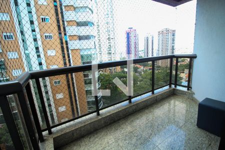 Varanda - Sala de apartamento para alugar com 3 quartos, 183m² em Jardim Analia Franco, São Paulo