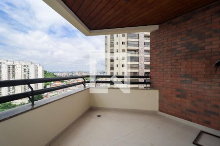 Varanda da Sala de apartamento para alugar com 3 quartos, 168m² em Vila Suzana, São Paulo