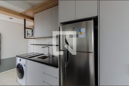 Cozinha de kitnet/studio para alugar com 1 quarto, 28m² em Vila Mariana, São Paulo