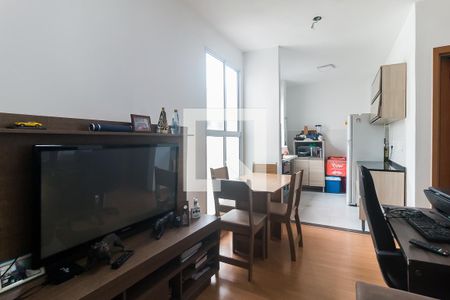 Sala/Sala de Jantar de apartamento para alugar com 2 quartos, 44m² em Conjunto Residencial Bela Vista, Poá