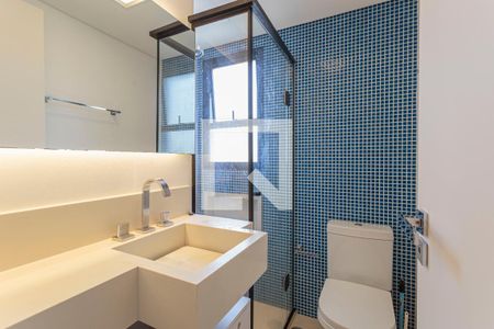 Banheiro de apartamento para alugar com 1 quarto, 33m² em Vila Nova Conceição, São Paulo