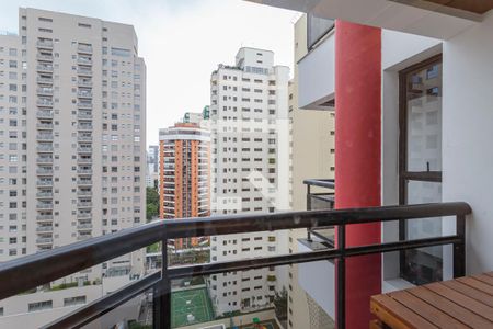 Varanda de apartamento para alugar com 1 quarto, 33m² em Vila Nova Conceição, São Paulo