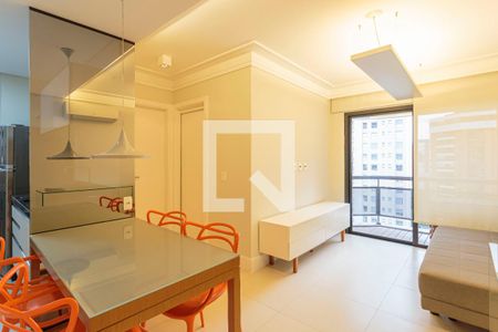 Sala de apartamento para alugar com 1 quarto, 33m² em Vila Nova Conceição, São Paulo