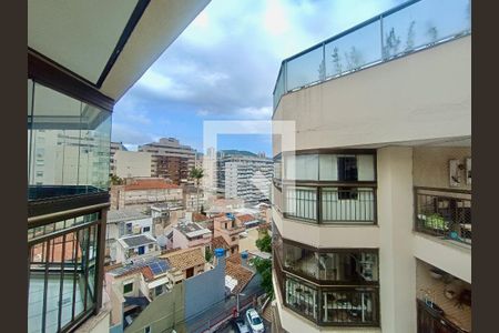 Varanda vista de apartamento para alugar com 3 quartos, 179m² em Botafogo, Rio de Janeiro