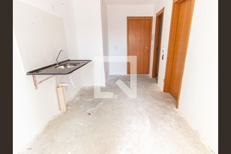 Sala/Cozinha de apartamento à venda com 1 quarto, 24m² em Belenzinho, São Paulo