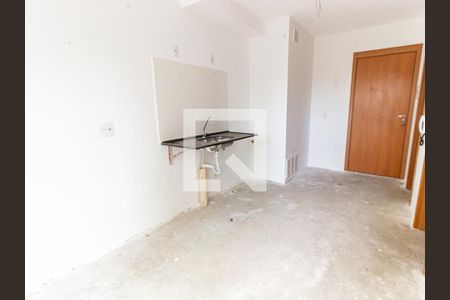 Sala/Cozinha de apartamento à venda com 1 quarto, 24m² em Belenzinho, São Paulo