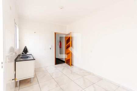 Sala e Cozinha de apartamento à venda com 2 quartos, 50m² em Parque João Ramalho, Santo André