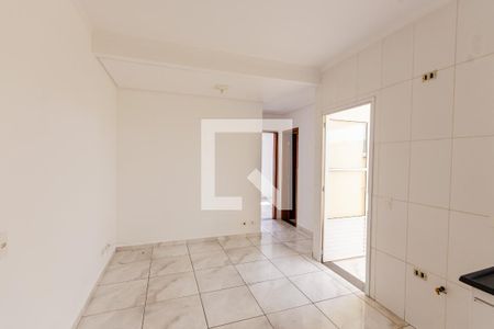 Sala e Cozinha de apartamento à venda com 2 quartos, 50m² em Parque João Ramalho, Santo André