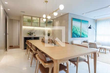 Sala de Jantar de apartamento à venda com 4 quartos, 180m² em Carmo, Belo Horizonte