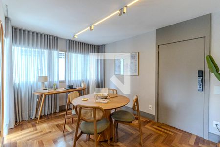 Sala de Jantar de apartamento para alugar com 1 quarto, 67m² em Santa Cecilia, São Paulo