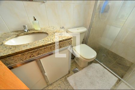 Banheiro suite de apartamento à venda com 3 quartos, 150m² em Carvalho de Brito, Belo Horizonte