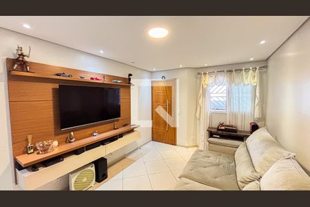 Sala de casa à venda com 3 quartos, 127m² em Vila Scarpelli, Santo André