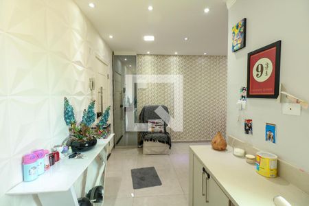 Sala de apartamento à venda com 2 quartos, 110m² em Vila Camilópolis, Santo André