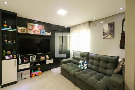 Sala de apartamento à venda com 2 quartos, 110m² em Vila Camilópolis, Santo André