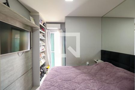 Suíte de apartamento à venda com 2 quartos, 110m² em Vila Camilópolis, Santo André