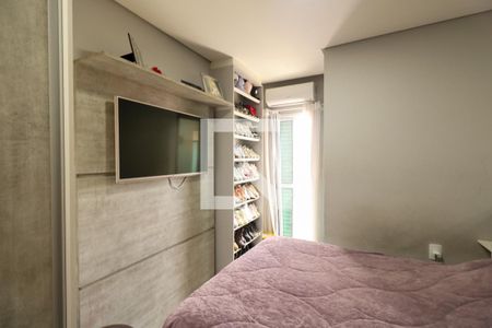 Suíte de apartamento à venda com 2 quartos, 110m² em Vila Camilópolis, Santo André