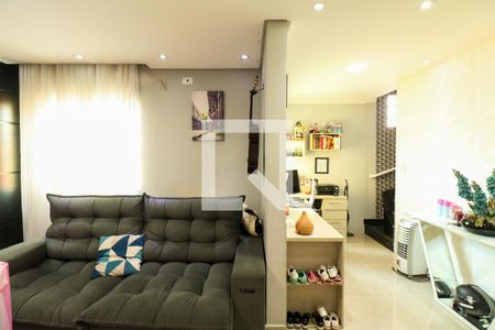 Sala de apartamento à venda com 2 quartos, 110m² em Vila Camilópolis, Santo André