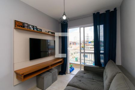 Sala de apartamento à venda com 2 quartos, 51m² em Vila Antonieta, São Paulo