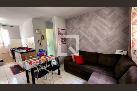 Sala de apartamento para alugar com 2 quartos, 43m² em Jardim Tamoio, Jundiaí