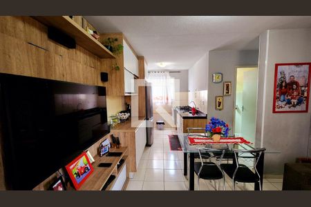 Sala de apartamento para alugar com 2 quartos, 43m² em Jardim Tamoio, Jundiaí